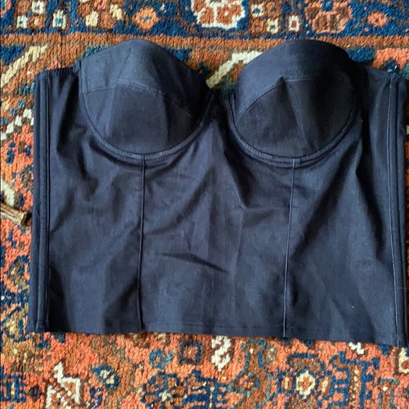 Versace denim corset bustier M - Picture 1 of 4